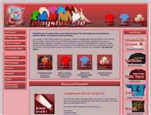 Tablet Screenshot of playshirt.de